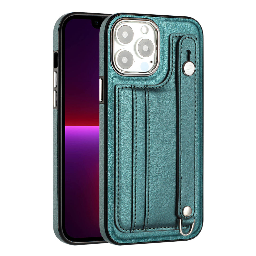 YB Leather Coating Series-5 For iPhone 15 Pro Max PU Leather TPU Strap Kickstand Cover Card Holder Phone Case YB Leather Coating Series-5 For iPhone 15 Pro Max PU Leather TPU Strap Kickstand Cover Card Holder Phone Case
